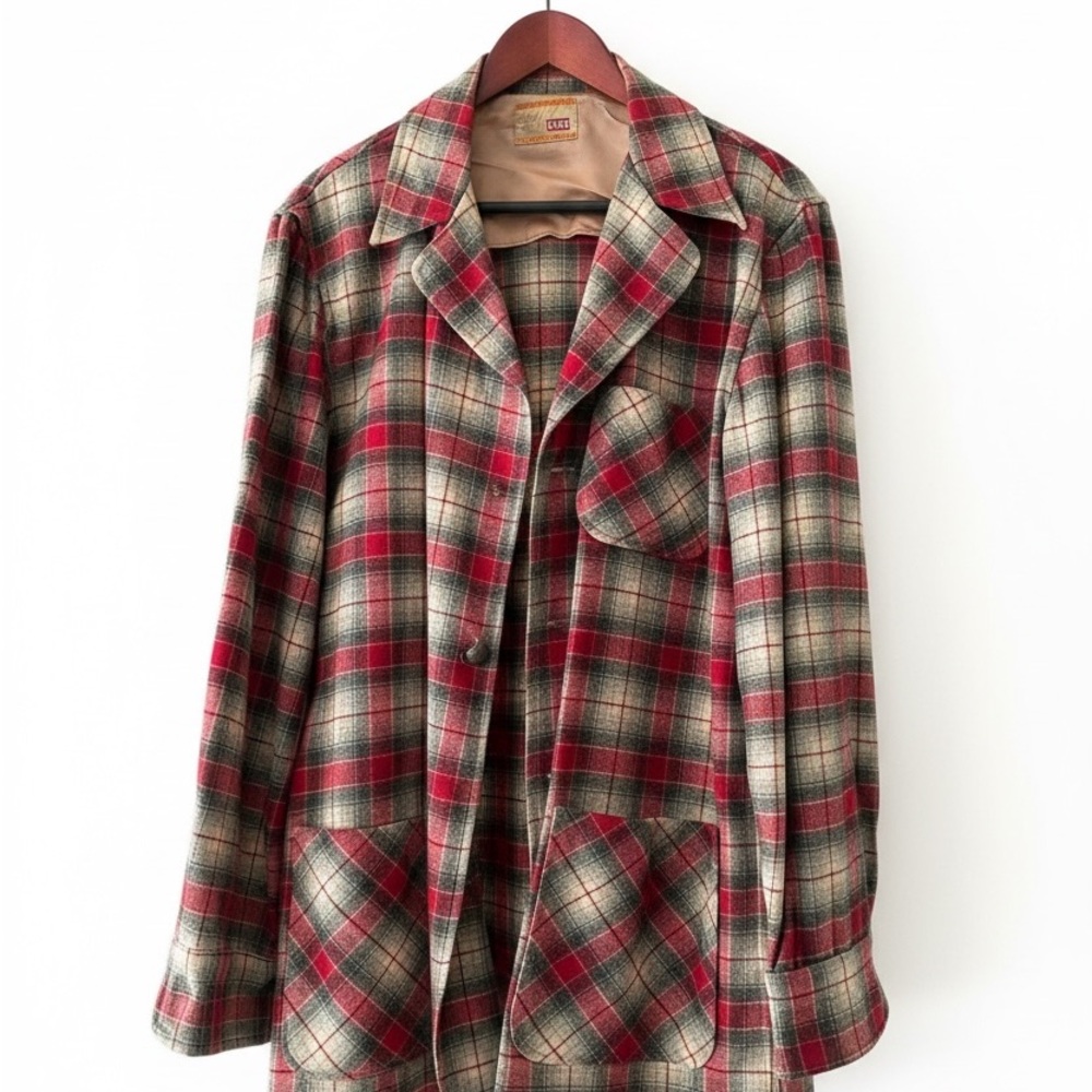 Vintage 60’s Levi’s Plaid Shirt Jacket - excellent condition